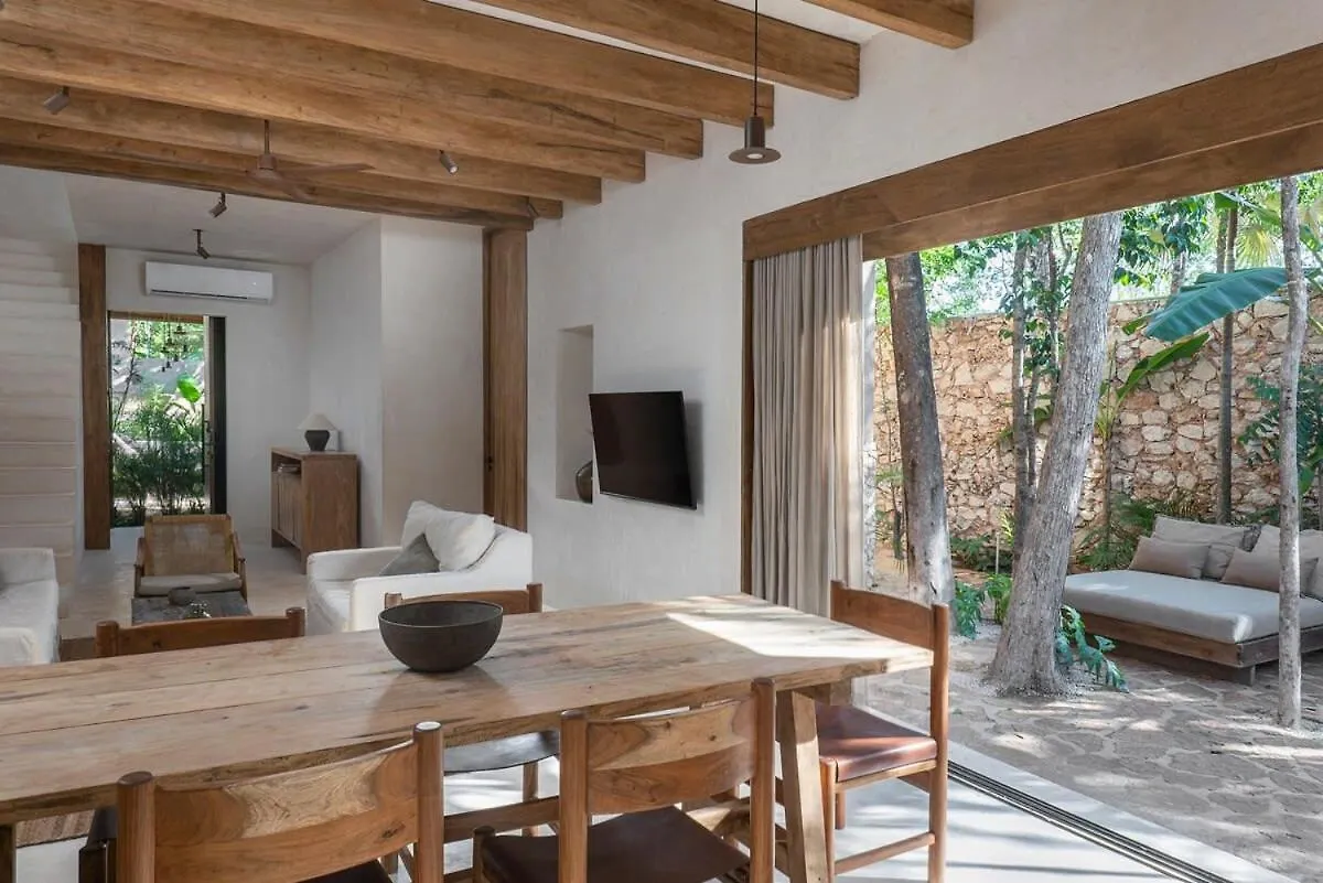 Boho Organic 3Br Villa, Gated Community, Rooftop Tulum Mexiko