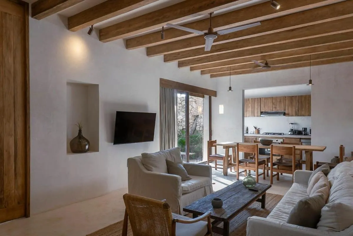 Сasa de vacaciones Boho Organic 3Br Villa, Gated Community, Rooftop Tulum