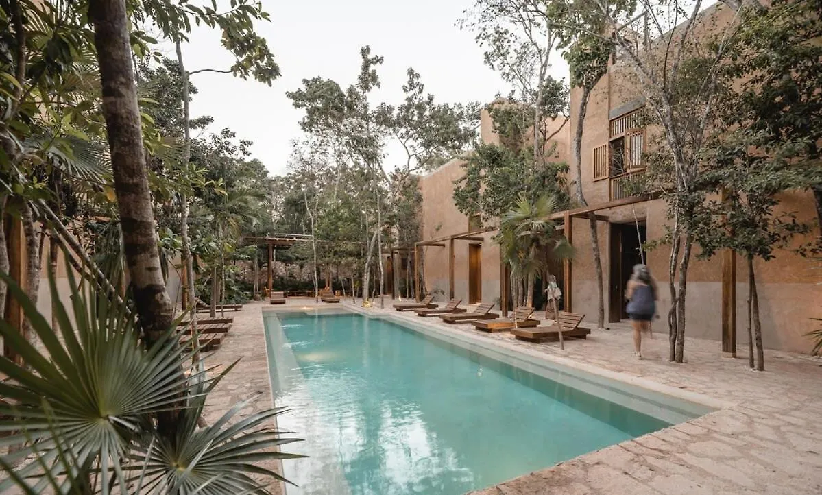 Boho Organic 3Br Villa, Gated Community, Rooftop Tulum