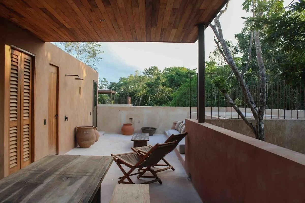 Boho Organic 3Br Villa, Gated Community, Rooftop Tulum Сasa de vacaciones