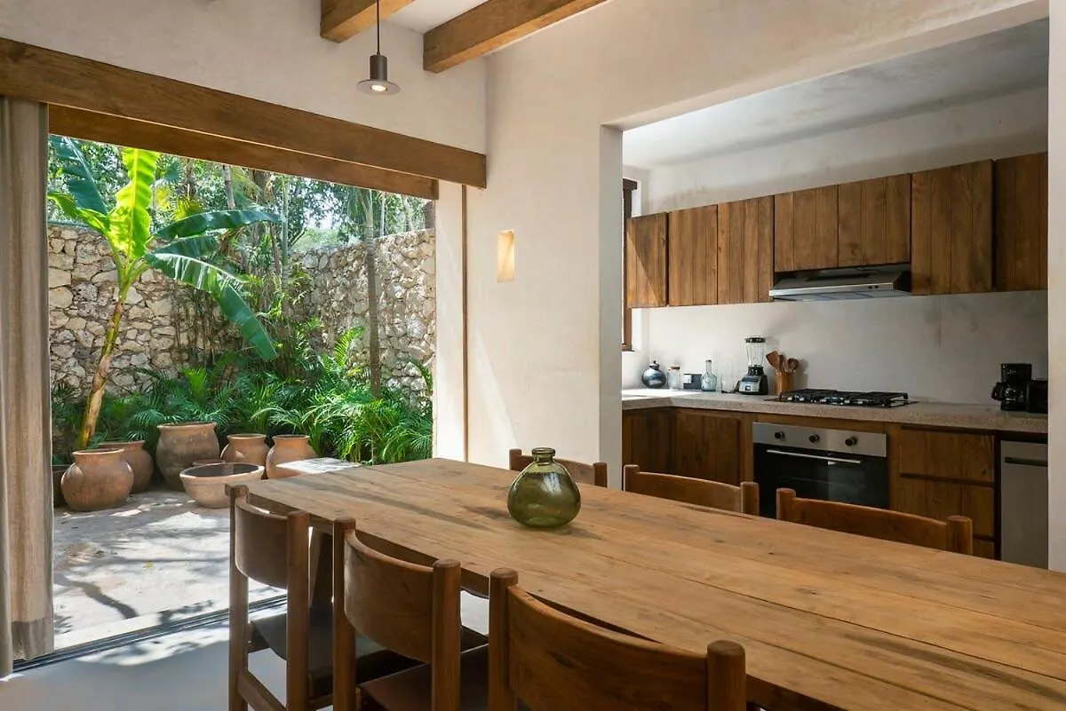 Сasa de vacaciones Boho Organic 3Br Villa, Gated Community, Rooftop Tulum México