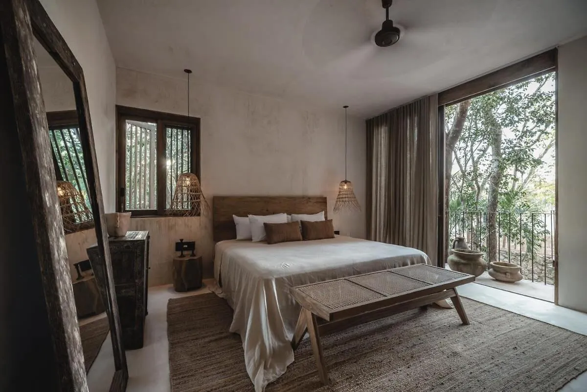 Boho Organic 3Br Villa, Gated Community, Rooftop Tulum 0*,